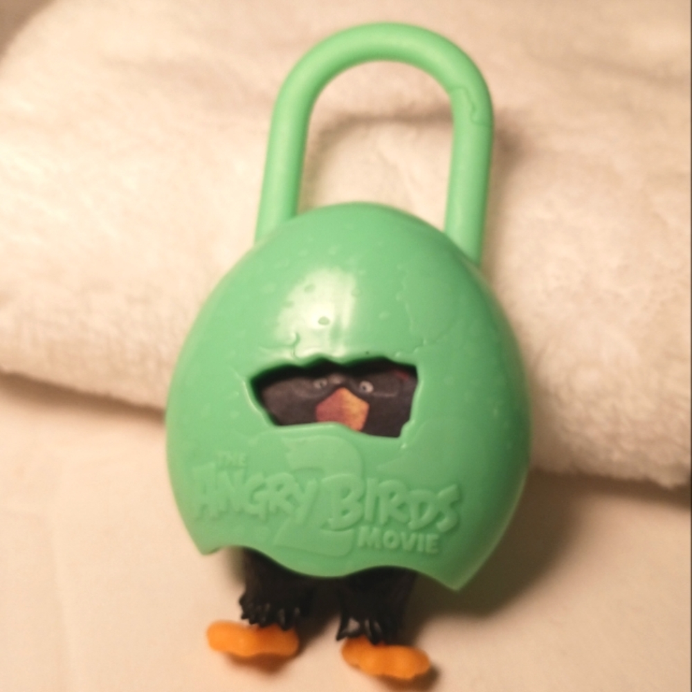 Popeye's Kids Meal Angry Birds Lock Movement Toy 4"